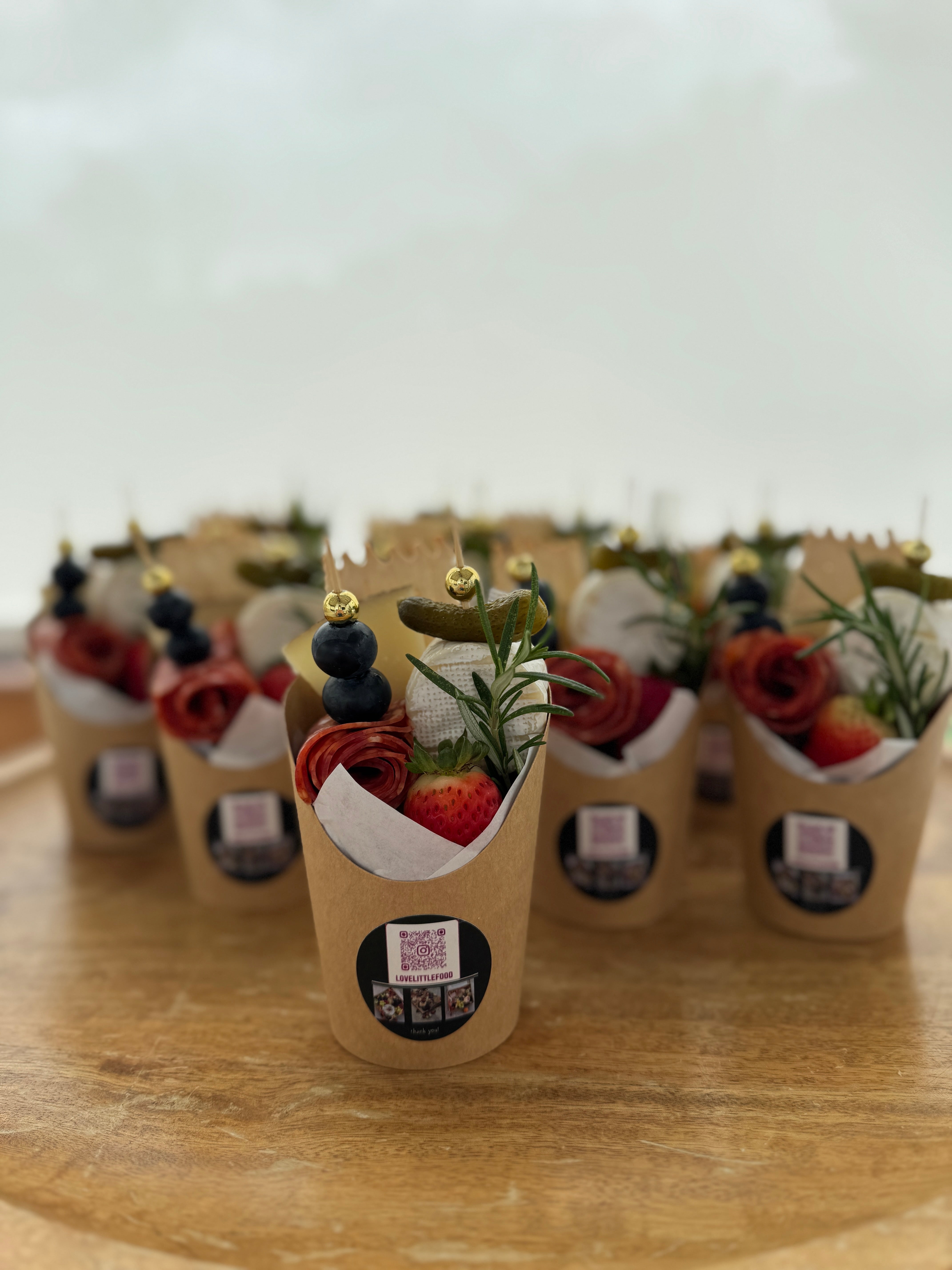 Individual Charcuterie cups (minimum of 10)