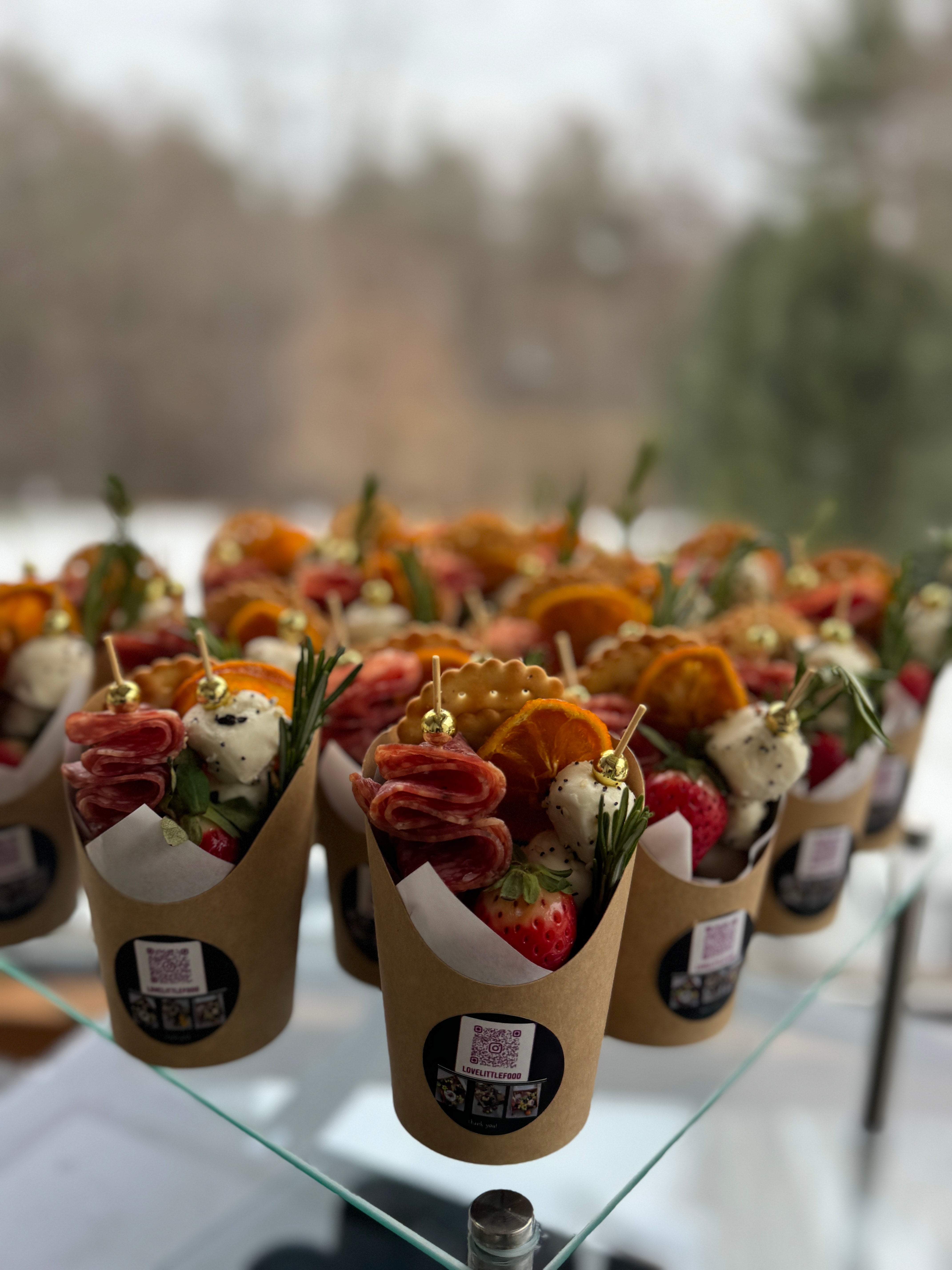 Individual Charcuterie cups (minimum of 10)