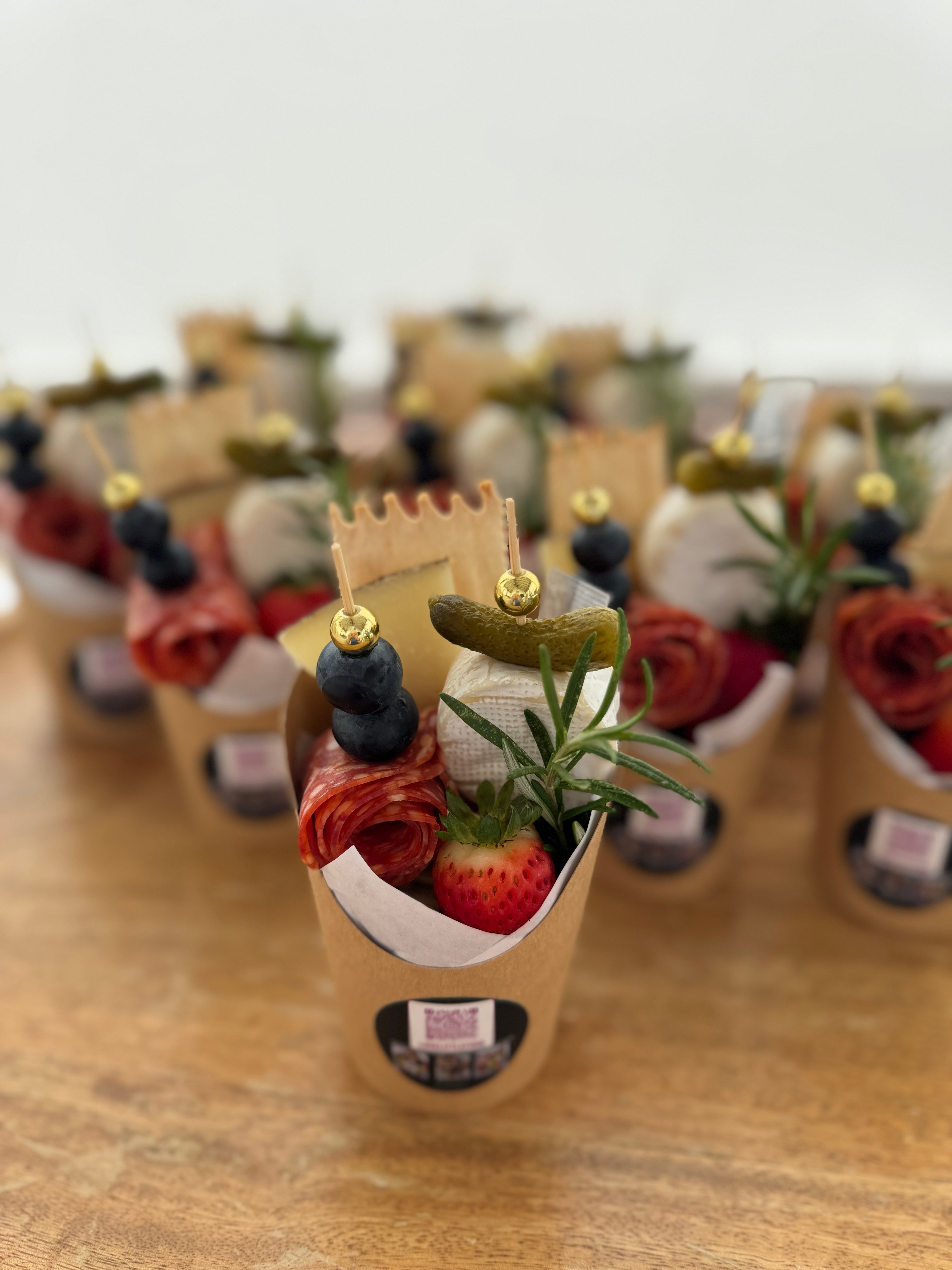 Individual Charcuterie cups (minimum of 10)