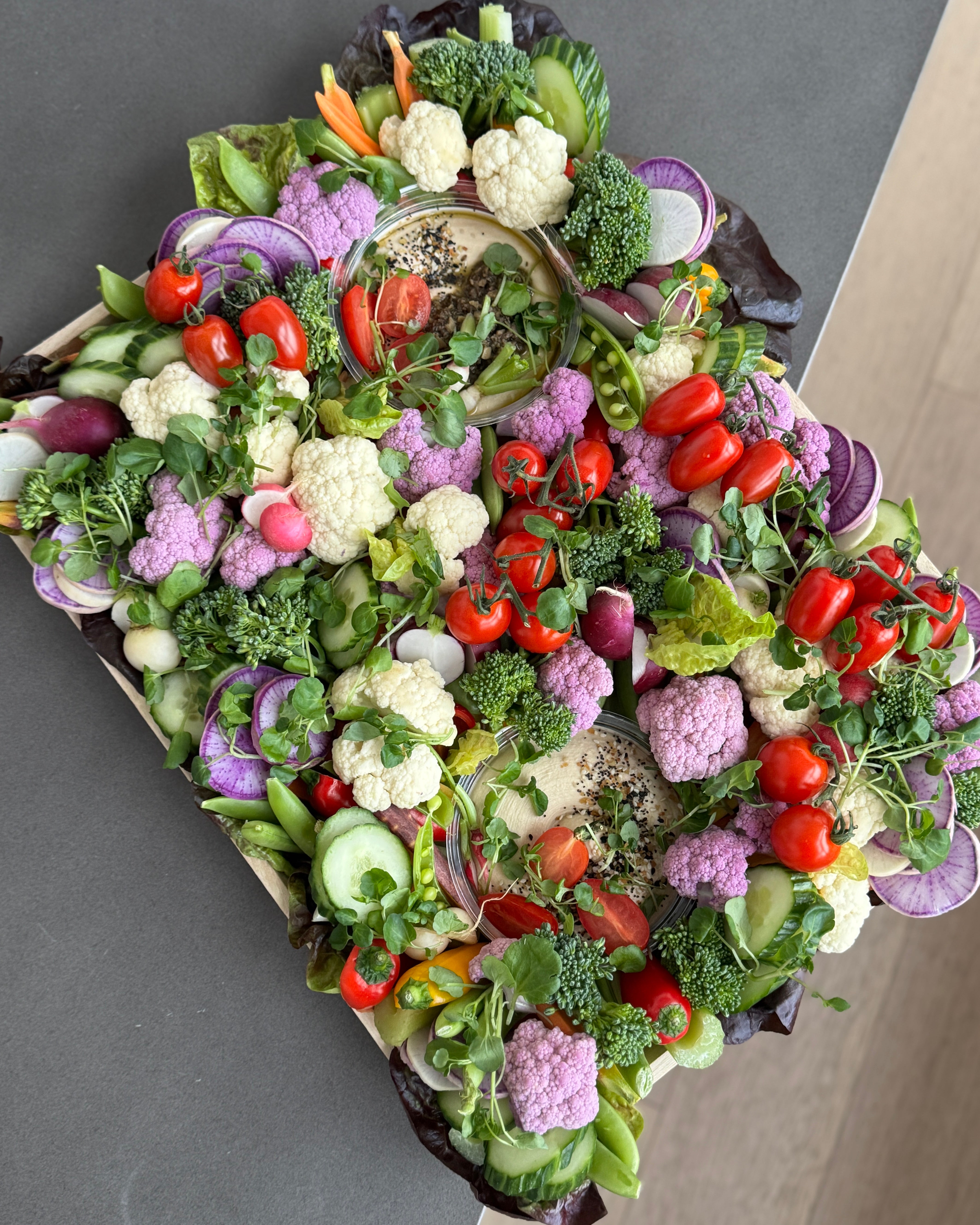 Crudites Vegetable Board