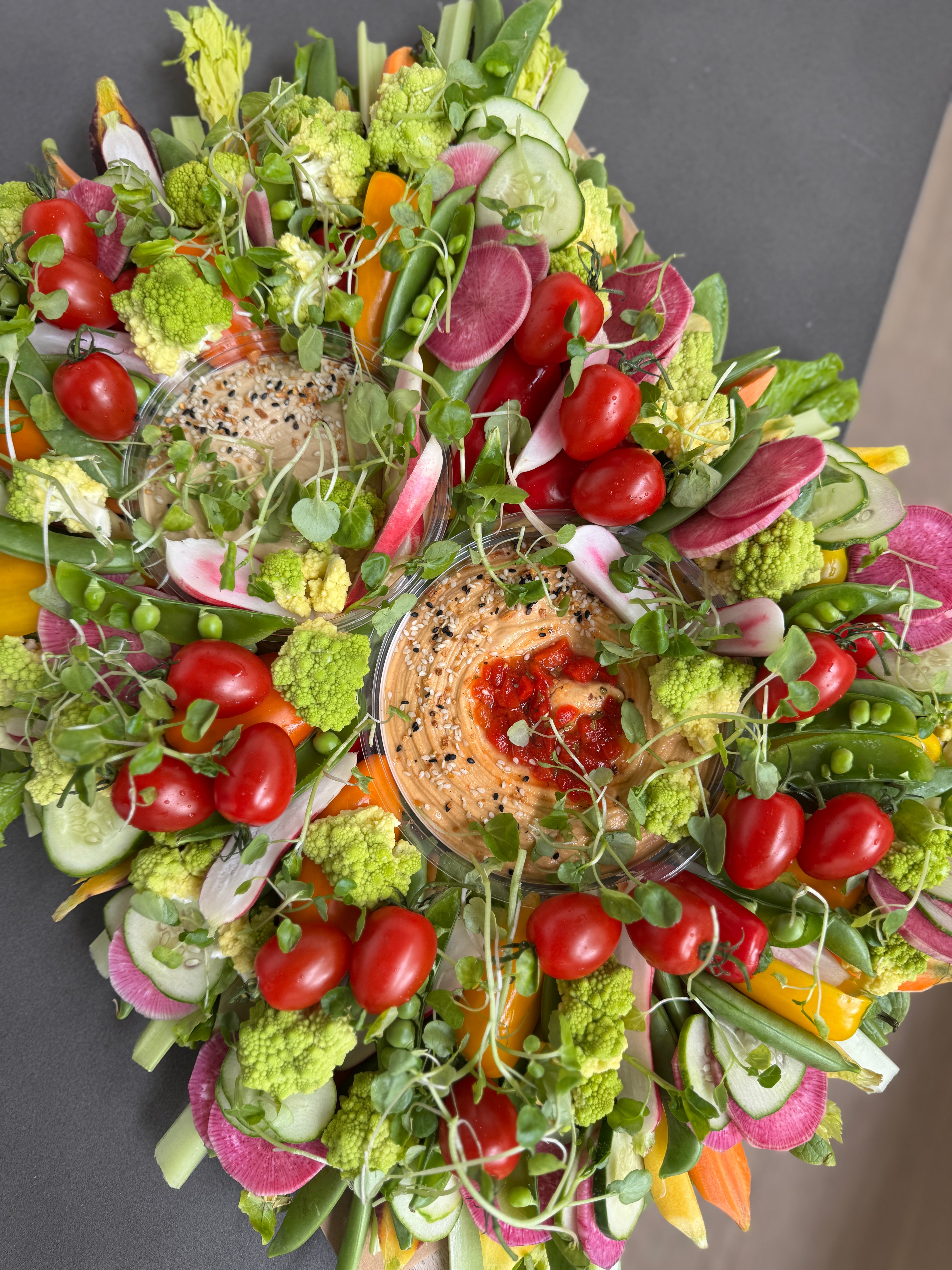 Crudites Vegetable Board